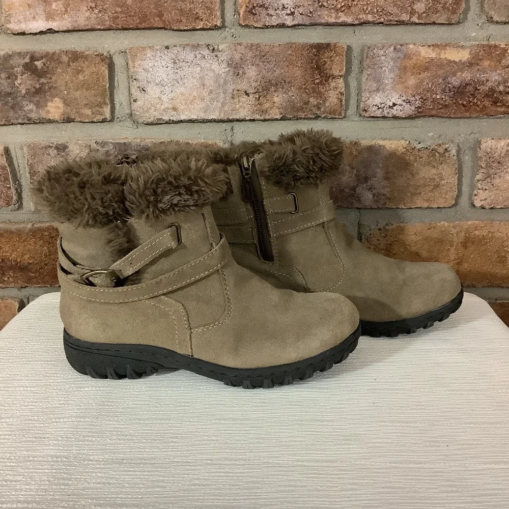 KHOMBU Suede Leather Ankle Boots